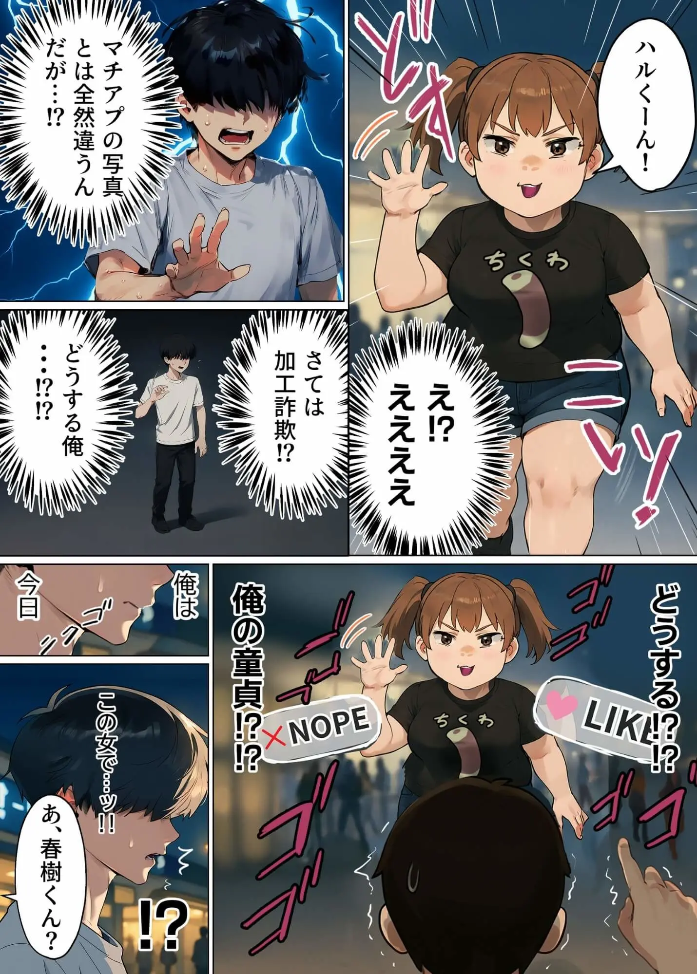 【無料エロ漫画・同人】【実話】童貞マチアプ体験記！冴えないエンジニア（23）が愛を証明するまでwww-5枚目
