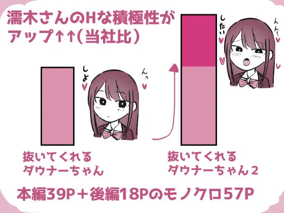 【無料エロ漫画・同人】抜いてくれるダウナーちゃん テスト明けのエッチが最高すぎた編-9枚目