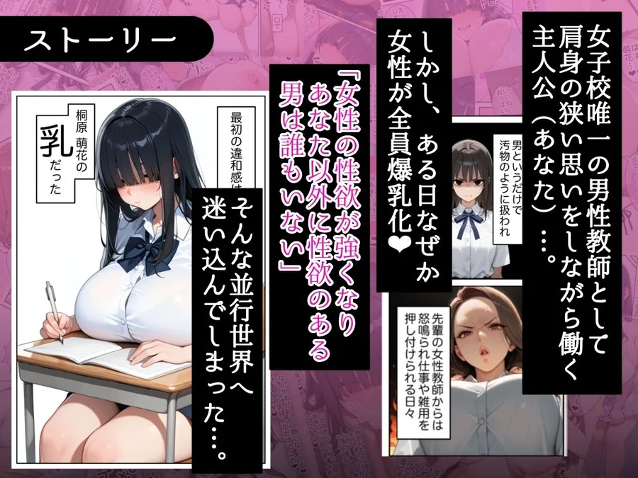 【無料エロ漫画・同人】俺しか勃起できない世界  〜Kカップ爆乳陰キャ教え子生オナホ化計画〜-2枚目