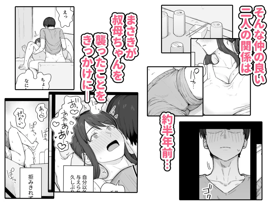 【無料エロ漫画・同人】夕飯のあとは叔母ちゃんと…-3枚目