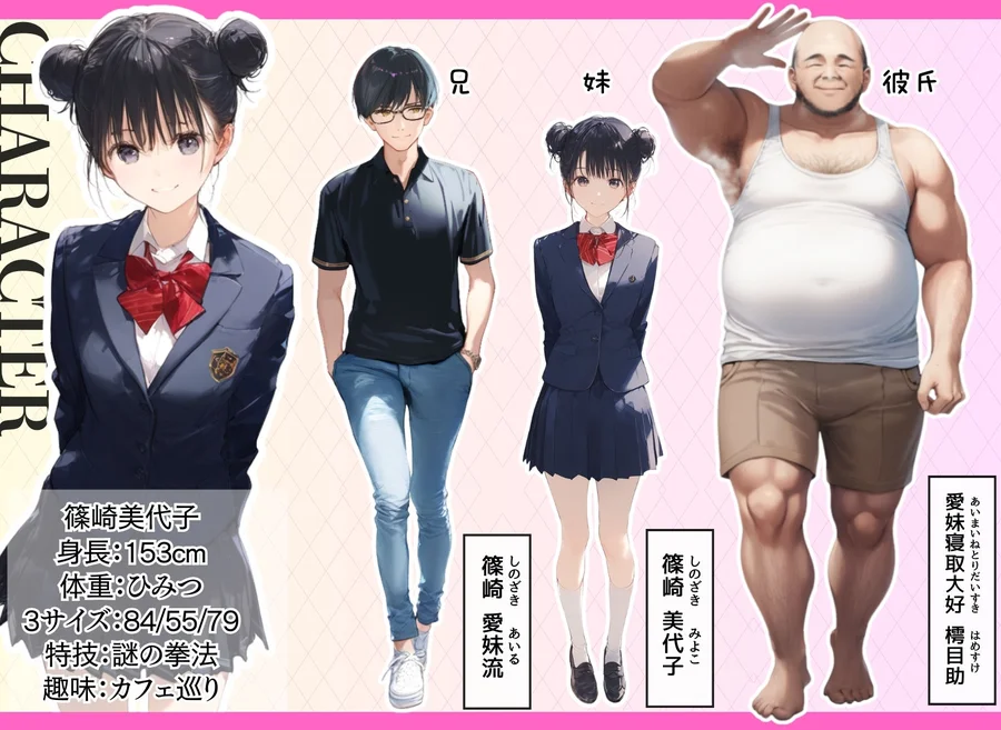 【無料エロ漫画・同人】世界一かわいい俺の妹が突然連れてきた彼氏（おじさん）と超特濃種付けセックスをしていた件-1枚目