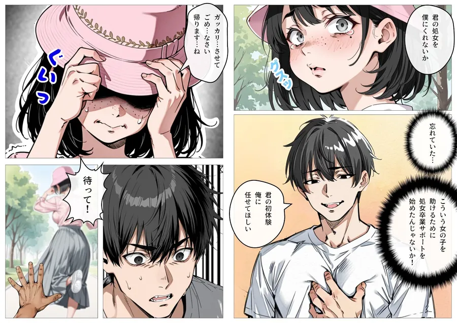 【無料エロ漫画・同人】処女卒業サポート-5枚目