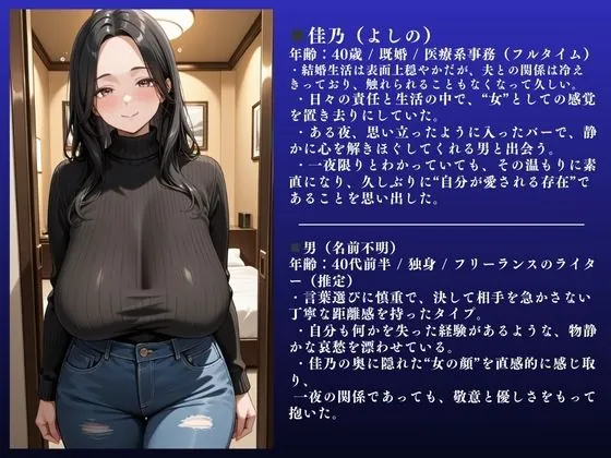 【無料エロ漫画・同人】佳乃（40） 垂れ乳 人妻不倫SEX〜欲求不満爆発！「イクぅぅぅ！」〜-2枚目