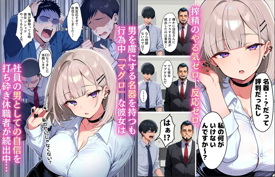 【無料エロ漫画・同人】新卒のダウナーギャルが「だる…」って言いながら搾精してくれる話-2枚目