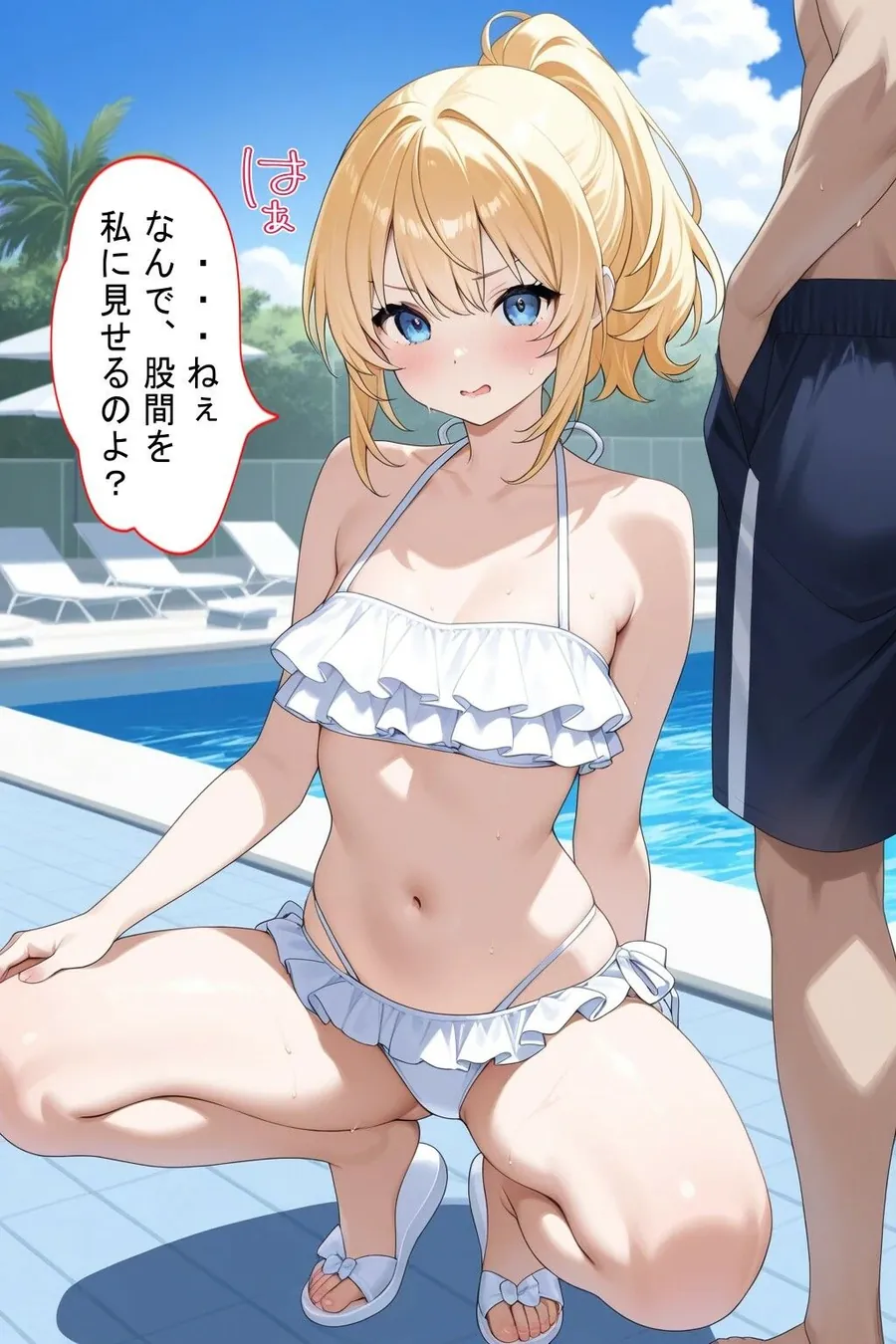 【無料エロ漫画・同人】青春メモリー  献身彼女  水着ver-3枚目