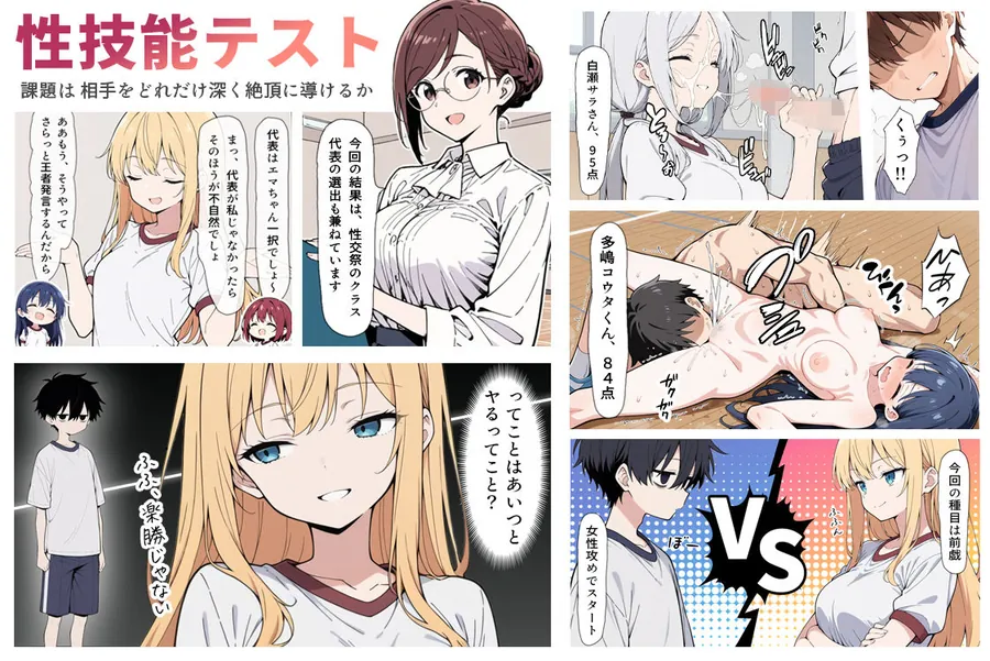 【無料エロ漫画・同人】陰キャ転校生はセックス最強 - クラス代表の座を奪われた私 --2枚目