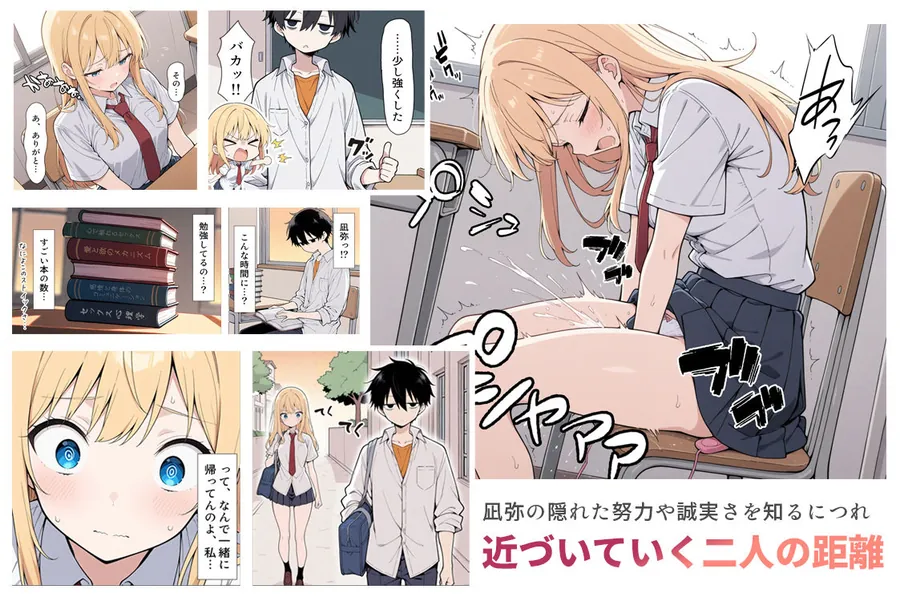 【無料エロ漫画・同人】陰キャ転校生はセックス最強 - クラス代表の座を奪われた私 --4枚目